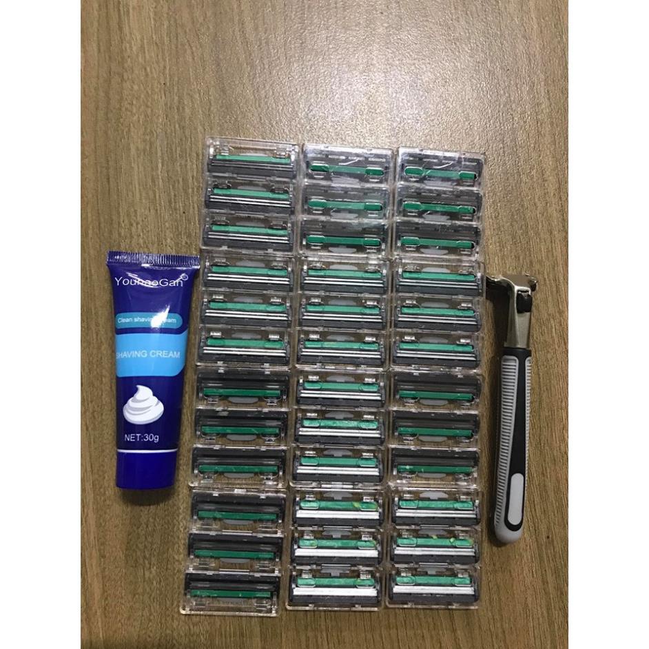BỘ CẠO RÂU 36 LƯỠI- KÈM TUÝP KEM