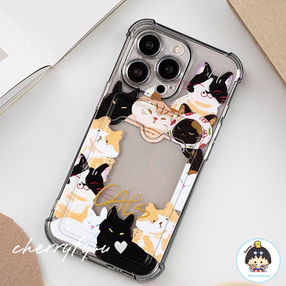 Ốp Điện Thoại TPU Dẻo Họa Tiết Hoạt Hình Chó Mèo Dễ Thương Chống Sốc Cho IPhone 11 12 13 14 Pro Max 14 Plus