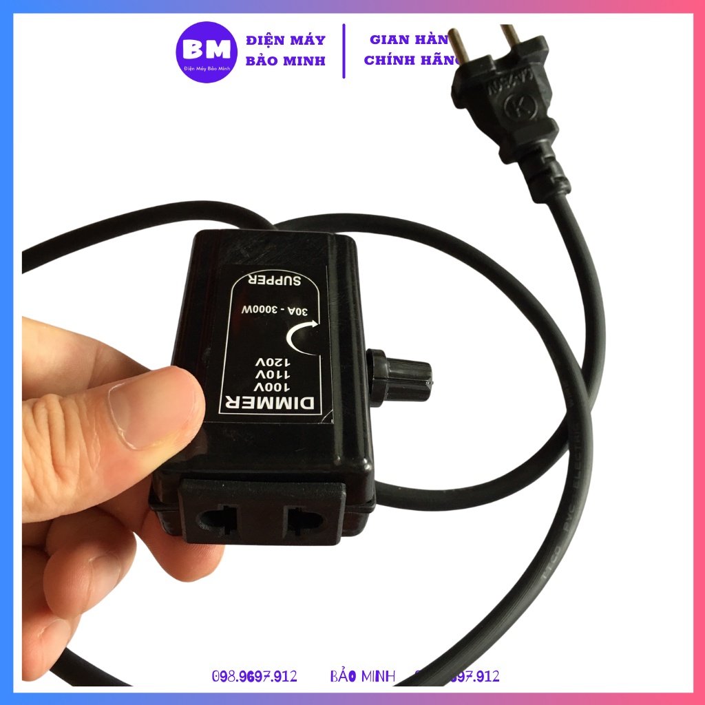 Bộ dây chuyển nguồn 220v sang 110v công suất lớn dùng cho máy khoan, mài, cắt, cưa, xay sinh tố