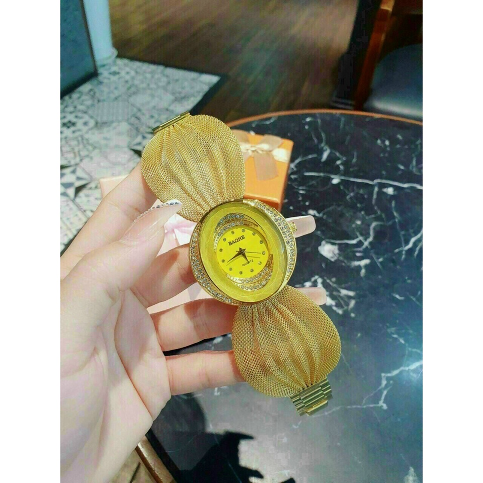 [Hình thật] Đồng hồ đeo tay nữ, đồng hồ nữ BAOHE chính hãng tạo hình nơ thời trang độc đáo, mới nhất, giá cực rẻ cho nữ