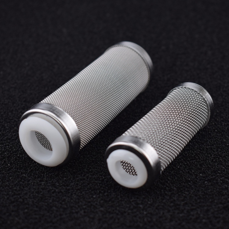Bịt tép Inox và mút đen phi 12,16 cho lọc dùng trong hồ thủy sinh
