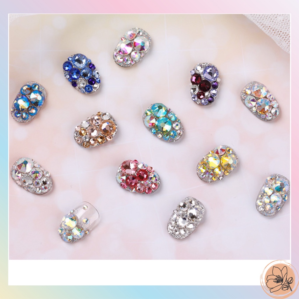 Bộ Gel Đá Pha Lê Swarovski Trang Trí Móng Tay Chuyên Dụng