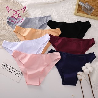 All of me Quần lót cotton 7 màu trơn thiết kế thời trang gợi cảm dành cho nữ