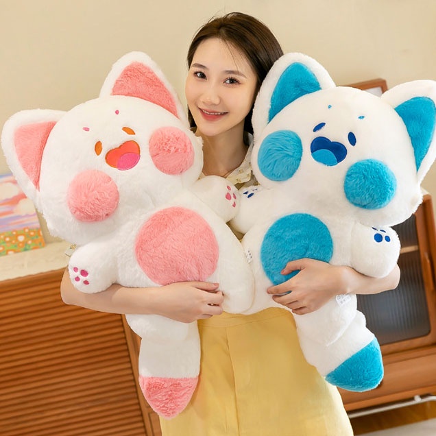 Gấu Bông Mèo Dudu Dễ Thương 6 Màu Full Size Mèo Nhồi Bông Mềm Mại Dễ Thương Cho Bé Và Bạn Gái - Gấu Xinh - G93