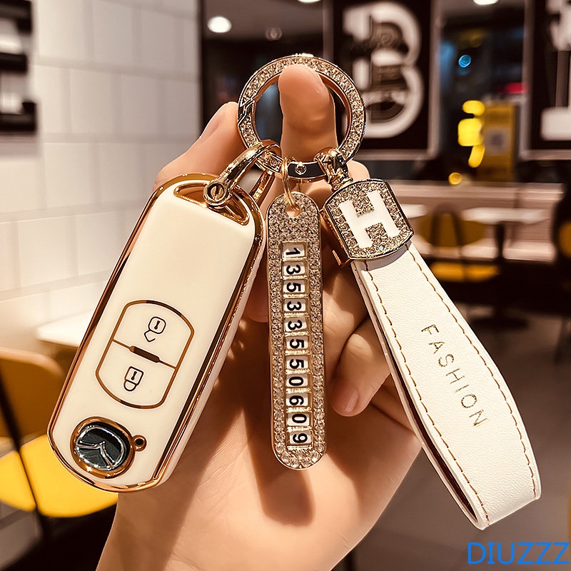 Vỏ Bảo Vệ Chìa Khóa Xe Hơi Mazda 3 6 8 CX-3 CX-4 CX-5 CX-7 CX-8 CX-9 MX-5 CX-30 ATENZA Thời Trang