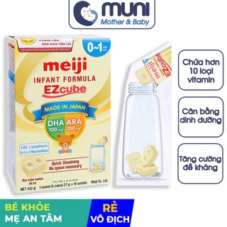 [Hộp 20 Thanh] Meiji Thanh 27g - Sữa Meiji Thanh Nhập Khẩu Nhật (Số 0-1) -HSD thánh 5/2025