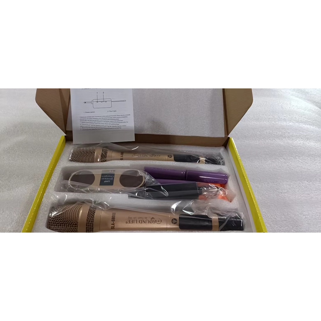 Micro đa năng kiêm sạc không dây chính hãng SOUNDLIFE SLA-6800S tiếng ấm cực kỳ hay