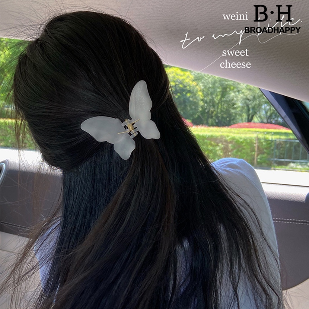 Kẹp Tóc Hình Bướm Răng Chéo Thanh Lịch Thời Trang