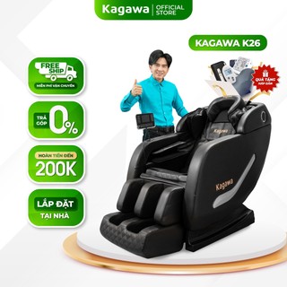 Ghế massage toàn thân KAGAWA K26  công nghệ mát xa túi khí nhiệt hồng ngoại, tân tiến