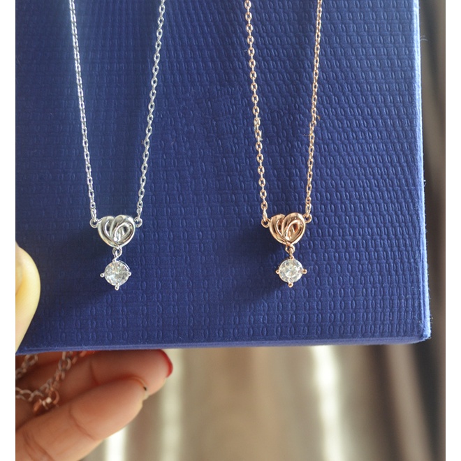 Vòng cổ Mặt Trái Tim Lấp Lánh Swarovski LIFELONG HRT
