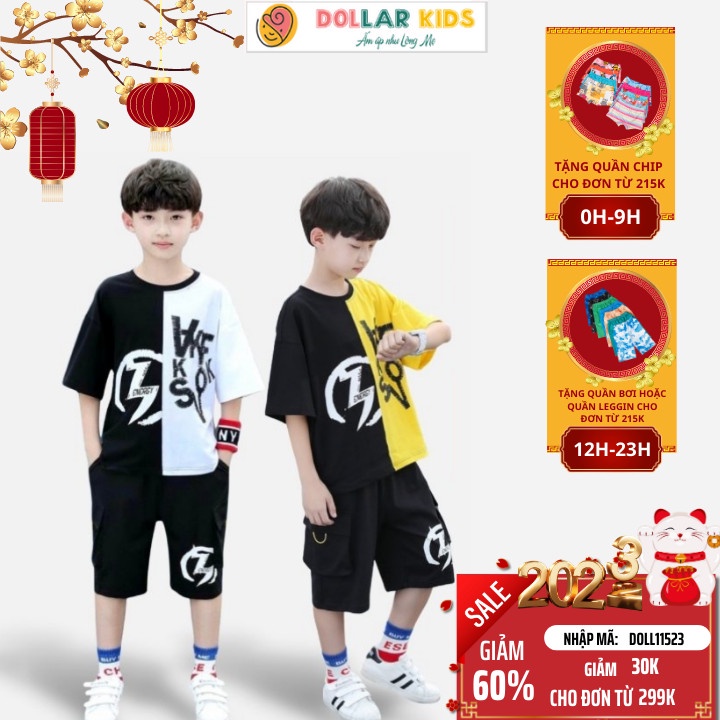 Đồ Bộ Bé Trai Dollarkids Dành Cho Trẻ Từ 10kg Đến Size Đại