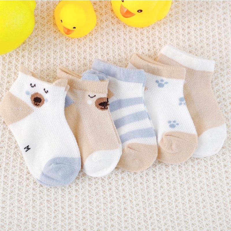 Set 5 đôi tất Kid sock điều hoà cho bé trai, bé gái