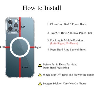 Set 2 Miếng Dán Sạc Điện Thoại Không Dây Mini Bằng Kim Loại Hít Nam Châm Cho iphone 14 13 Pro Max 12