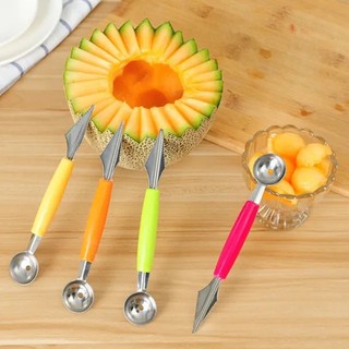 Dụng cụ cắt tỉa hoa quả múc trái cây 2 đầu đa năng - dao gọt tỉa hoa quả thông minh