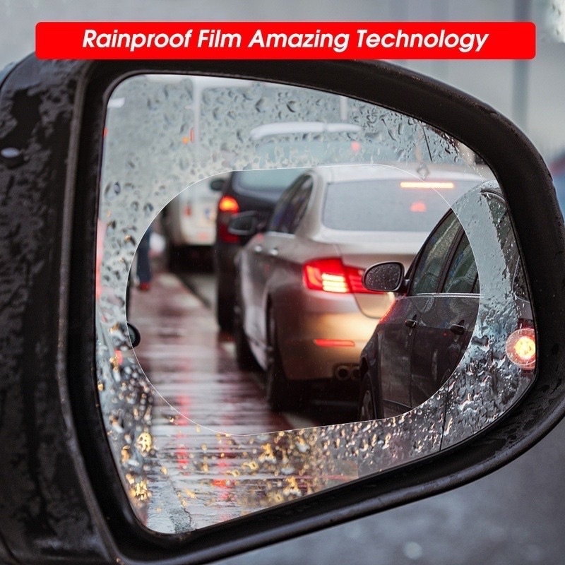 Film dán gương, miếng dán chống hơi nước, sương mù gương chiếu hậu xe ô tô