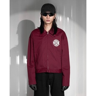 Áo khoác maverik “kaki work jacket” màu đỏ rượu