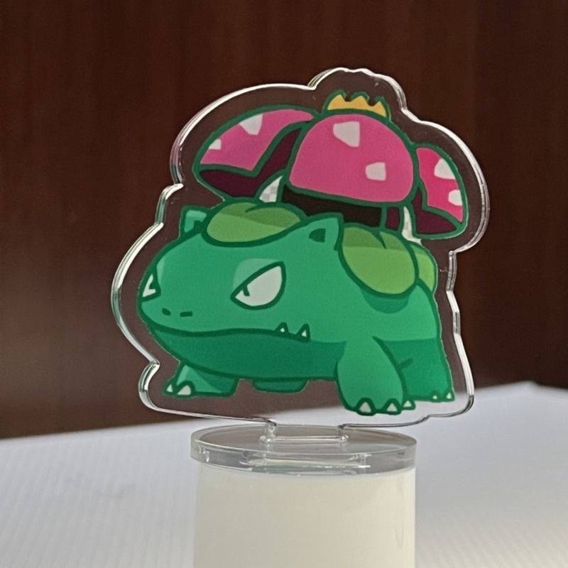 Mô Hình Standee Pokemon Venusaur 2 mặt