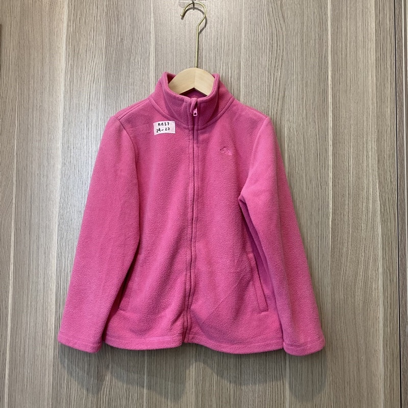 Áo khoác lông loại mỏng cho bé gái hàng 2hand size 24-27kg KE37