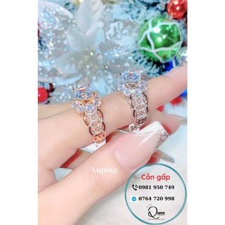 Nhẫn nữ bản kim tiền đính đá siêu xinh-hn1912003