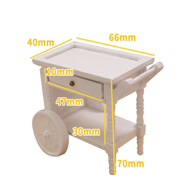 Mô Hình Xe Kem Mini 1: 12 Dùng Để Trang Trí Nhà Búp Bê