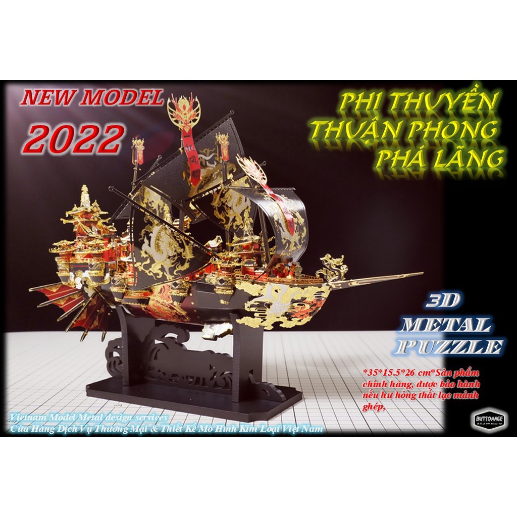 Mô Hình Lắp Ráp 3d Seri Phi Thuyền Tiên Cảnh