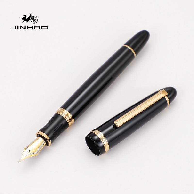 Bút Máy Penlab Jinhao X850 Ngòi Vừa Màu Vàng Kim Cho Ký Tên C7326