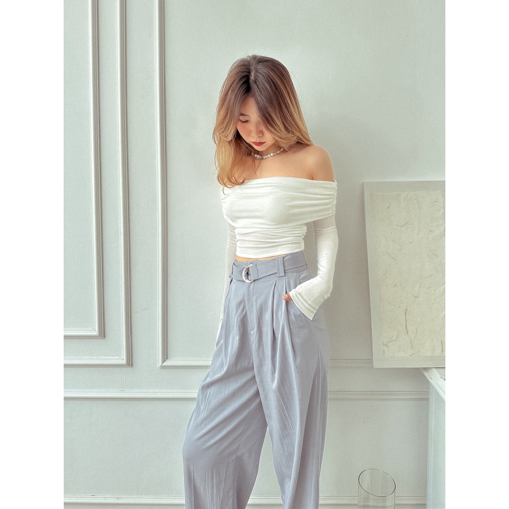 Quần xám suông ống rộng Lager Pants Gem Clothing SP060748