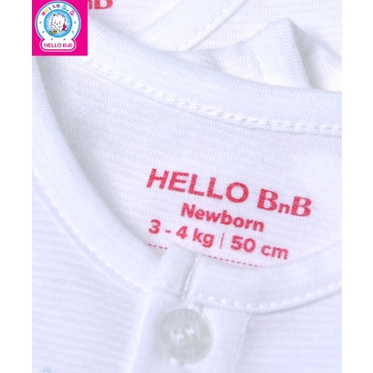 Áo Cài Giữa Tay Ngắn Gân ZicZac Hello BnB