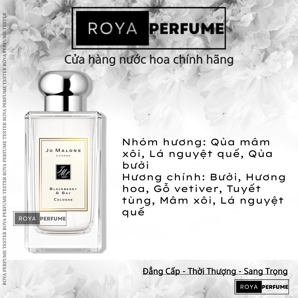 -𝑹𝑶𝑱𝑨- Nước Hoa Jo Malone Blackberry & Bay Cologne  -𝑹𝑶𝑱𝑨-