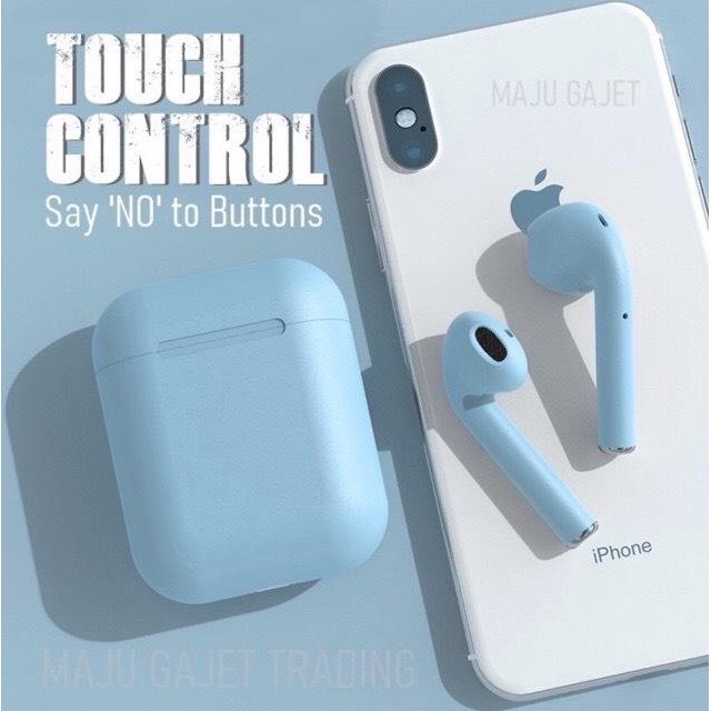 Tai Nghe i12 TWS Bluetooth 5.0 cảm ứng vân tay, inpods 12 nghe bluetooth không dây
