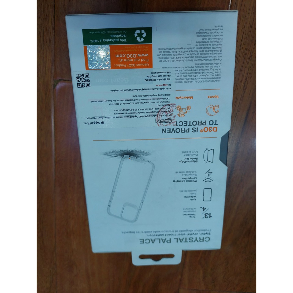 Ốp lưng Gear 4 cho Iphone 12/12Pro/12 Mini hàng chính hãng