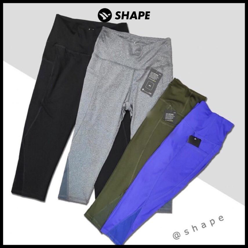 Quần lửng thể thao tập gym yoga NK túi lưới dưới [ L048]