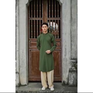 áo dài nam truyền thống  -áo ngũ thân tay chẽn