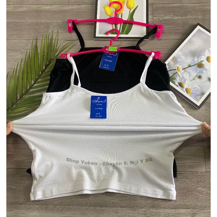💟Áo Lót Nữ💟Cotton Dáng Dài-Áo Lá 2 Dây Mềm Mát Nhẹ Nhàng