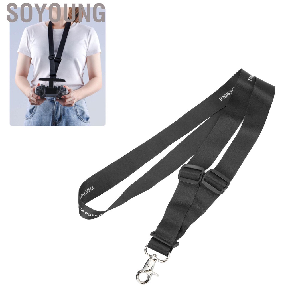 Soyoung Remote Controller Lanyard Neck Strap Nylon Hanging Safety with Adjustable Buckle for FPV