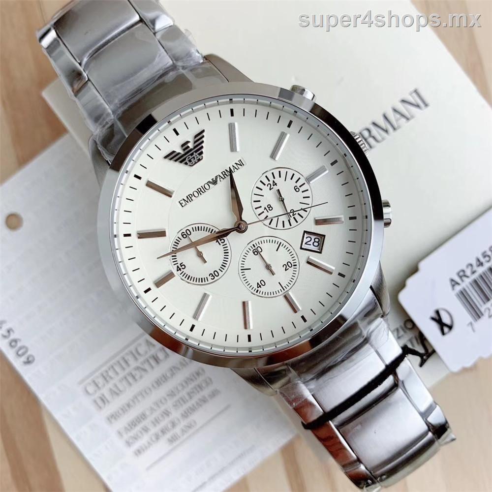 EMPORIO ARMANI Đồng Hồ Đeo Tay Armani Phong Cách Cổ Điển 43mm AR2458 Dành Cho Nam