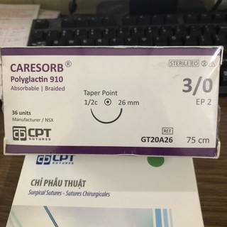 Chỉ tự tiêu Caresorb 3/0