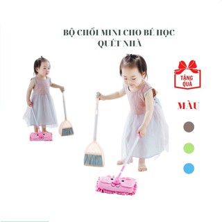 Đồ Chơi Trẻ Em An Toàn, Đồ Chơi Cho Bé Từ 3 Đến 6 Bộ Chổi Lau Quét Nhà Mini Dạy Trẻ Kỹ Năng Làm Việc Nhà BEEKIDS