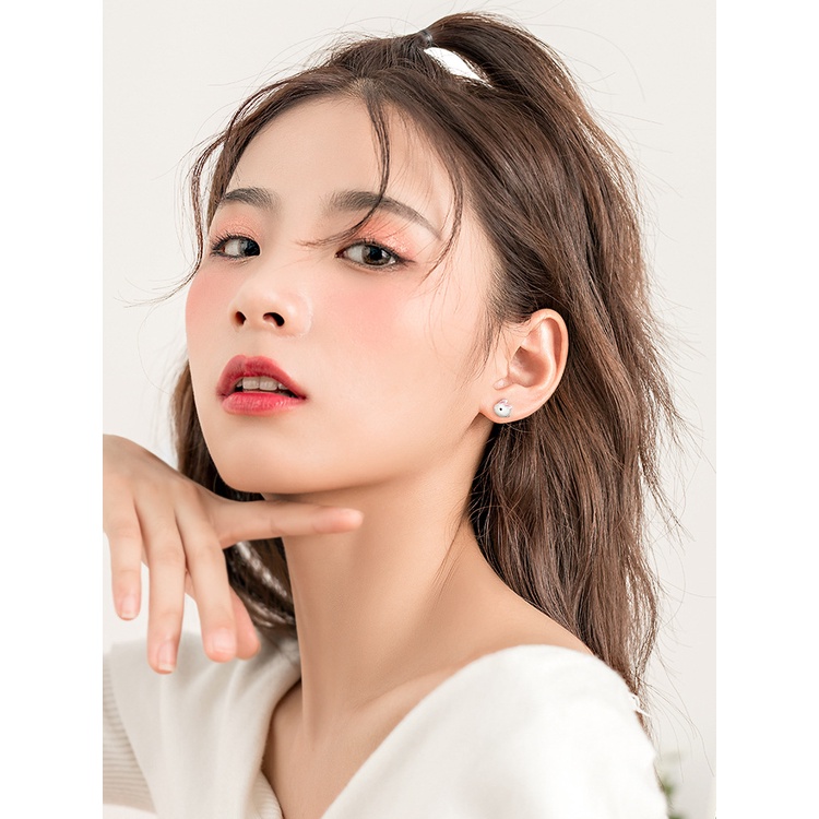 Bông Tai Bạc 925 Hình Thỏ Dễ Thương Thời Trang 2022 Cho Nữ