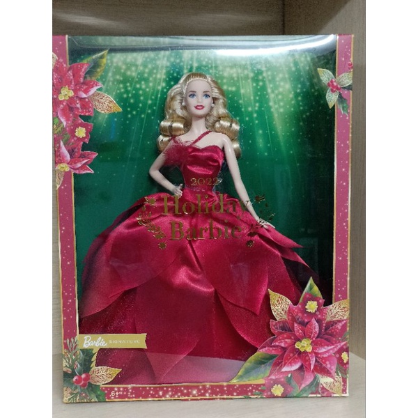 Búp bê barbie Holiday 2022 tóc vàng