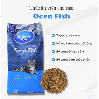 Thức Ăn Hạt Cho Mèo Snappy Tom Mix Cá Sấy