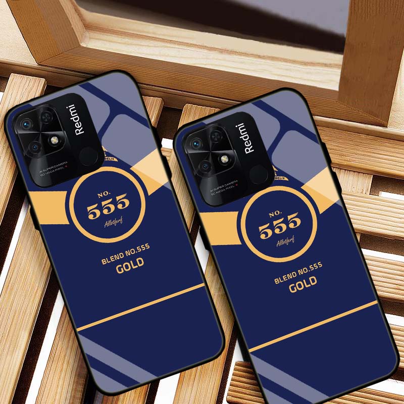 ỐP XIAOMI REDMI 10C HÌNH 555 LƯNG KÍNH CƯỜNG LỰC CAO CẤP