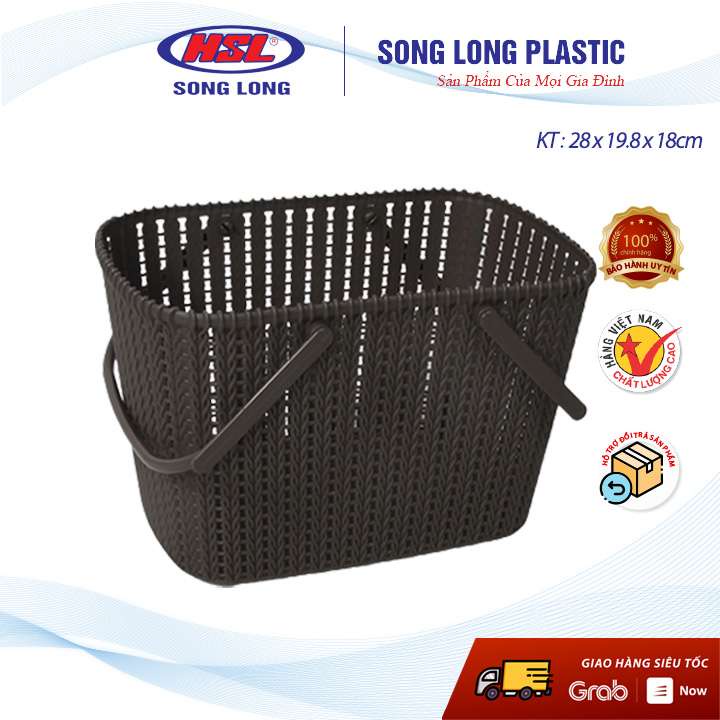 Giỏ đựng đồ đa năng có quai xách- 3069- Song Long