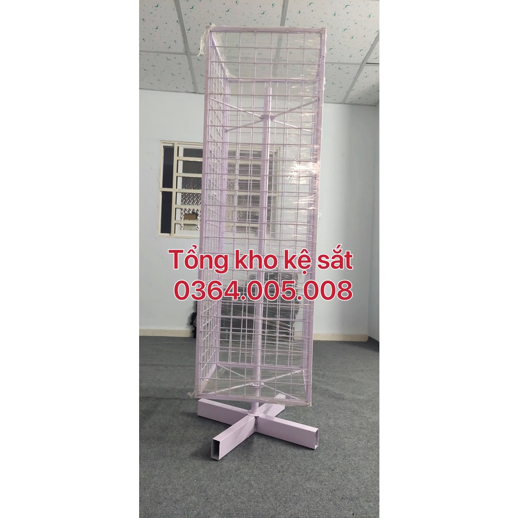 {KHUNG SẮT DÀY} Khung xoay vuông, tam giác treo phụ kiện trưng bày
