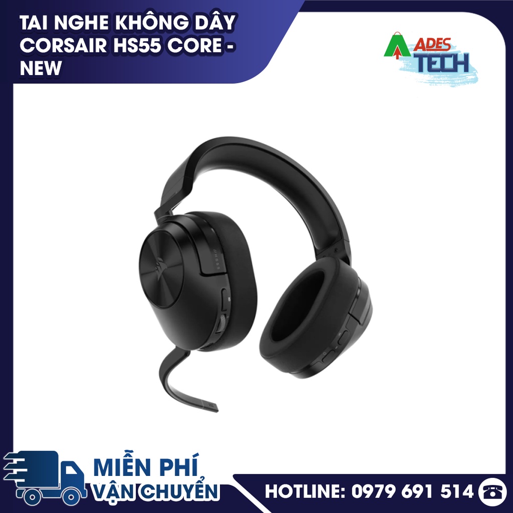 ✔️Tai nghe không dây Corsair HS55 Core - NEW✔️Âm thanh vòm chân thực✔️BẢO HÀNH 24 THÁNG