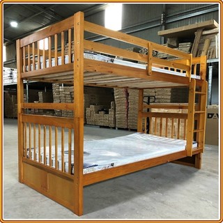 Giường tầng Tundo 1m2/1m2 cầu thang treo màu lựa chọn - Màu vàng