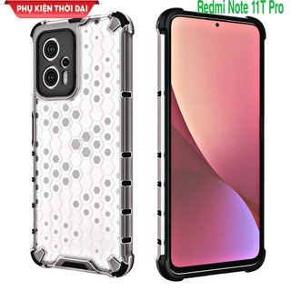 Ốp lưng Redmi Note 11T Pro / Note 12T Pro 5G vân tổ Ong kiểu dáng UAG thời trang cao cấp