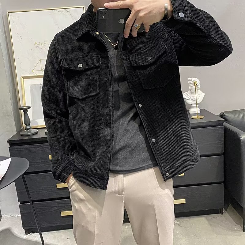 Áo Khoác Len Thời Trang Thu Đông Hàn Quốc Dành Cho Nam simple áo khoác jacket nam fashion áo khoác bomber nỉ áo khoác nam đẹp bigsize