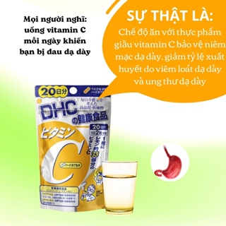 Viên uống dhc vitamin c nhật bản giúp sáng da mờ thâm - ảnh sản phẩm 8