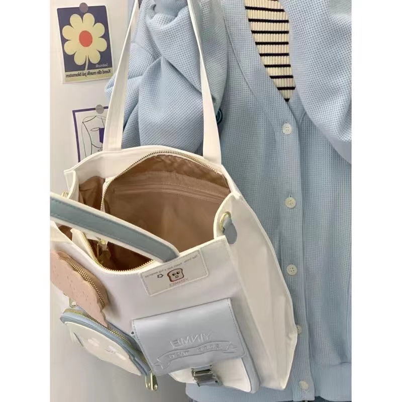 Túi Tote Đeo Vai / Xách Tay Cỡ Lớn Thiết Kế Đơn Giản Thời Trang Mùa Hè Xinh Xắn Cho Nữ